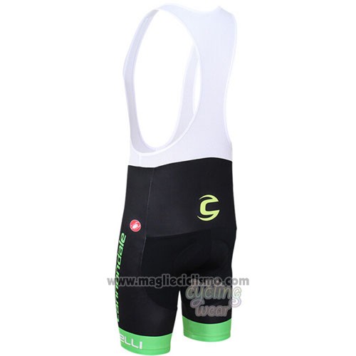 2016 Abbigliamento Ciclismo Canonodale Verde Manica Corta e Salopette